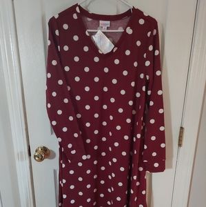 Lularoe Emily Dress, polkadots
